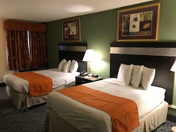 Double Room, 2 Double Beds, Non Smoking