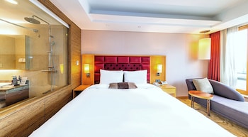 Premium Room, 1 Queen Bed (Parking for 1 vehicle included)