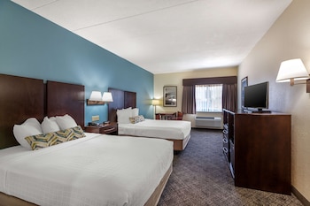 Standard Room, 2 Double Beds, Non Smoking, Refrigerator & Microwave