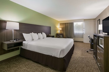 Standard Room, 1 King Bed, Smoking, Refrigerator & Microwave