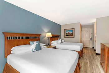 Standard Room, 2 Queen Beds, Non Smoking, Refrigerator & Microwave
