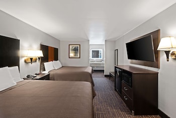 Standard Room, 2 Queen Beds, Non Smoking, Refrigerator & Microwave