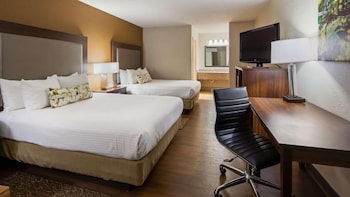 Standard Room, 2 Queen Beds, Non Smoking, Refrigerator & Microwave