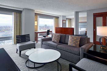 Studio Suite, 1 Queen Bed with Sofa bed (Mobility/Hearing Access, Roll-in Shwr)