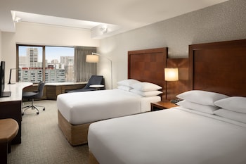 Deluxe Room, 2 Double Beds, City View