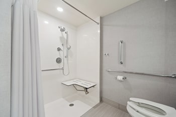 Room, 1 King Bed, Roll-in Shower (Worklife, Comm Access)