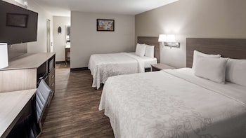 Standard Room, 2 Queen Beds, Non Smoking, Refrigerator & Microwave