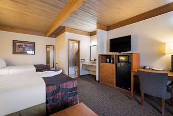 Standard Room, 2 Queen Beds, Non Smoking, Refrigerator & Microwave