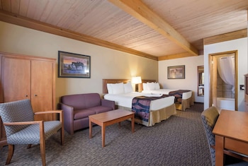 Standard Room, 2 Queen Beds, Non Smoking, Refrigerator & Microwave
