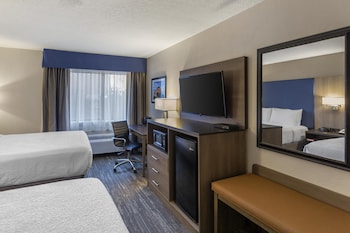 Standard Room, 2 Queen Beds, Non Smoking, Refrigerator & Microwave