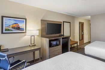 Standard Room, 2 Queen Beds, Non Smoking, Refrigerator & Microwave