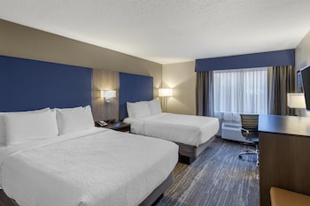 Standard Room, 2 Queen Beds, Non Smoking, Refrigerator & Microwave