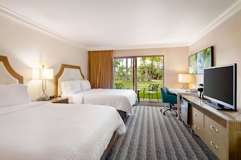 Room, 2 QUEEN BEDS BALCONY GARDEN VIEW WITH EXTERIOR ENTRANCE