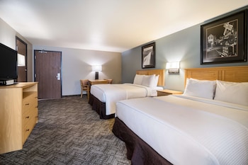 Standard Room, 2 Queen Beds, Non Smoking, Refrigerator & Microwave