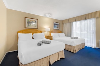 Standard Room, 2 Queen Beds, Non Smoking, Refrigerator & Microwave