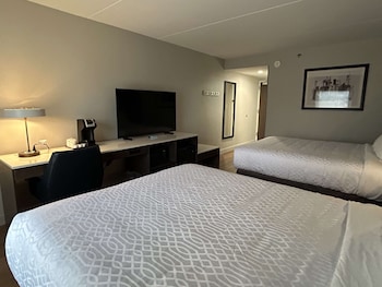 Standard Room, 2 Double Beds, Non Smoking, Refrigerator & Microwave