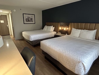 Standard Room, 2 Double Beds, Non Smoking, Refrigerator & Microwave