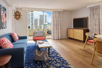 Suite, 1 King Bed with Sofa bed, Partial Ocean View (1 King Bed)