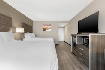 Standard Room, 2 Queen Beds, Non Smoking, Refrigerator & Microwave