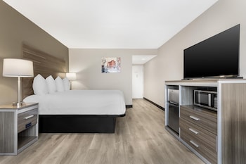 Standard Room, 1 King Bed, Non Smoking, Refrigerator & Microwave