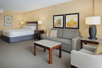 Club Room, 1 King Bed with Sofa bed