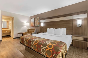 Suite, 1 King Bed, Non Smoking, Refrigerator & Microwave (Separate Living Room;with Sofabed)