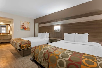 Standard Room, 2 Queen Beds, Non Smoking, Refrigerator & Microwave