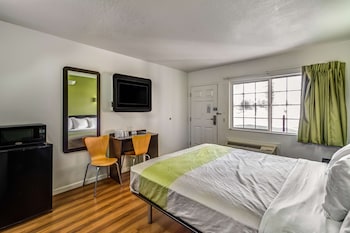 Deluxe Room, 1 Queen Bed, Smoking, Refrigerator & Microwave