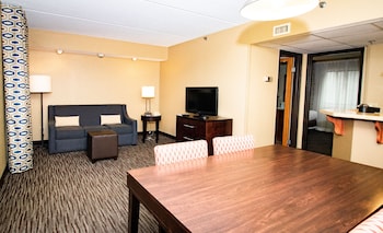 Suite, 1 King Bed with Sofa bed (Wet Bar, Living Room)