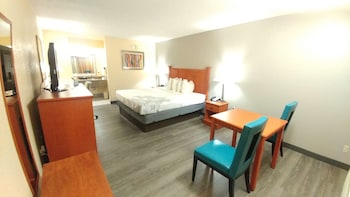 Standard Room, 1 King Bed, Smoking, Refrigerator & Microwave (Pet Friendly)