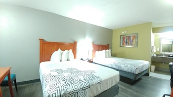 Standard Room, 2 Double Beds, Smoking, Refrigerator & Microwave (Pet Friendly)