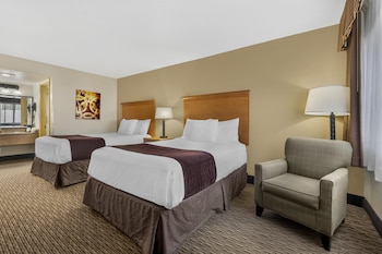 Standard Room, 2 Double Beds, Non Smoking, Refrigerator & Microwave