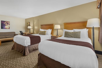 Standard Room, 2 Double Beds, Non Smoking, Kitchenette