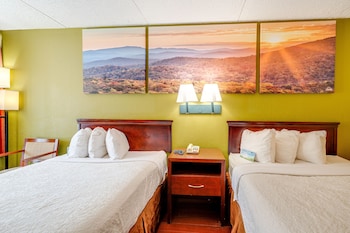 Double Room, 2 Double Beds, Non Smoking