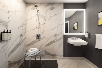 Standard Room, 1 King Bed, Roll-in Shower (Mobility Accessible)