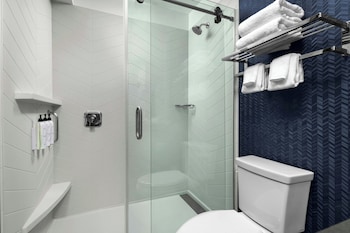 Room, 1 King Bed, Roll-in Shower