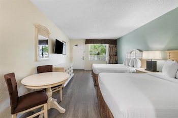 Standard Room, 2 Queen Beds, Non Smoking, Refrigerator & Microwave