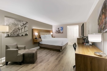 Standard Room, 1 King Bed, Non Smoking, Refrigerator & Microwave