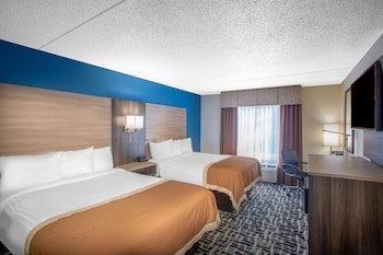 Room, 2 Queen Beds, Non Smoking, Refrigerator & Microwave