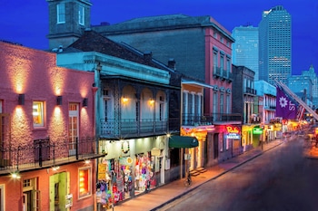 Junior Suite, Bourbon Street View, 1 King Bed, Balcony
