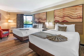 Standard Room, 2 Queen Beds, Non Smoking, Refrigerator & Microwave