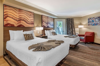 Standard Room, 2 Queen Beds, Non Smoking, Refrigerator & Microwave
