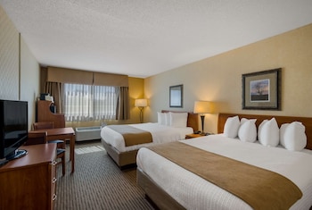Standard Room, 2 Queen Beds, Non Smoking, Refrigerator & Microwave