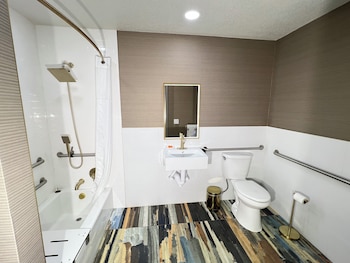 Deluxe Suite, 1 King Bed with Sofa bed, Accessible Bathtub