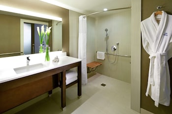 Room, 1 King Bed, Accessible, Non Smoking (Mobility & Hearing, Roll-in Shower)