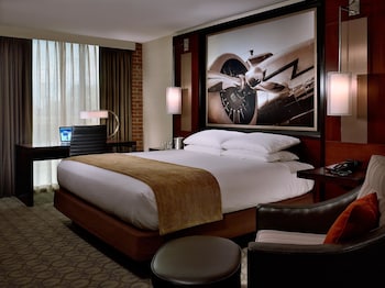 One Bedroom Suite. 1 King Bed with Sofa bed, Accessible, Roll in Shower