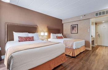 Standard Room, 2 Queen Beds, Refrigerator, Courtyard Area
