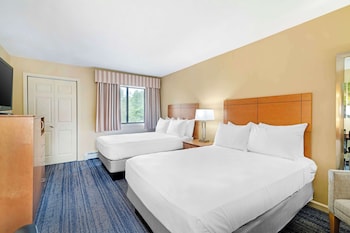 Standard Room, 2 Double Beds, Non Smoking, Refrigerator & Microwave