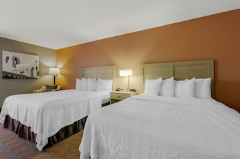 Standard Room, 2 Queen Beds, Non Smoking, Refrigerator & Microwave