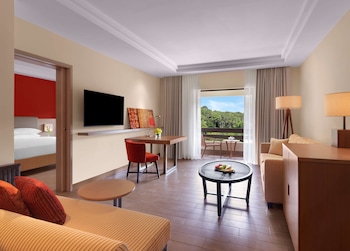 Family Room, 1 King Bed with Sofa bed